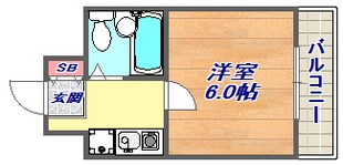 フルール岡本の物件間取画像